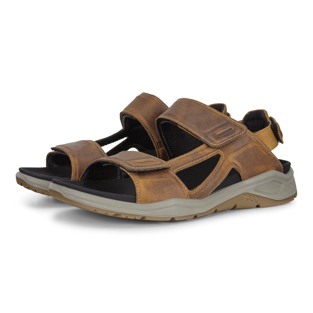 Sandalias Hombre - ECCO X-Trinsic Flat - Marrom - AGM452138